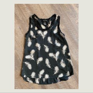 Miss Me MM Couture polyester feather tank size xs